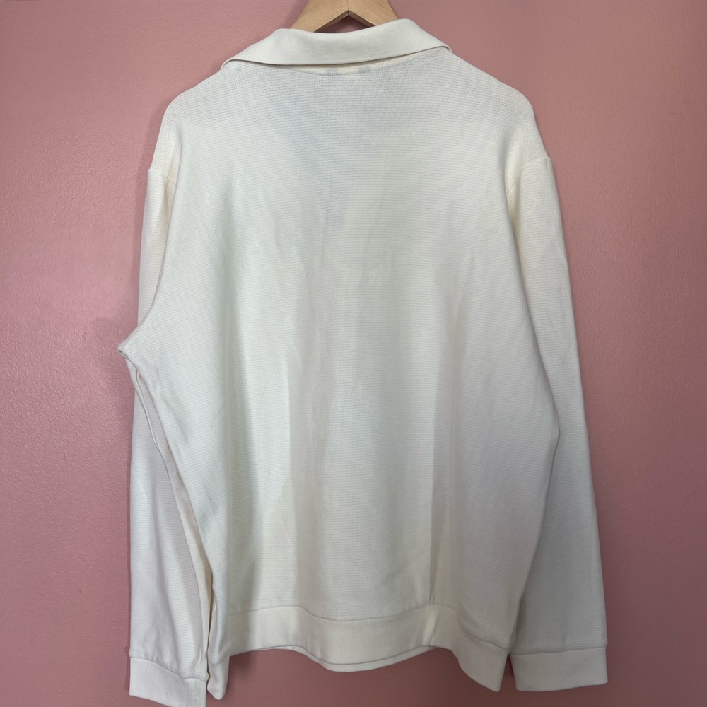 Massimo Dutti Men's Cream Sweater. Size XL. Like New. - Picture 4 of 6